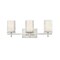 Z-Lite Grayson Vanity, 3-Light, 23 In.W x 5.75 In.L x 8.5 In.H, Brushed Nickel/Clear + Etched Opal 1949-3V-BN - alternate 5